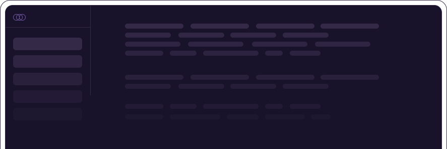 Hero section showcase